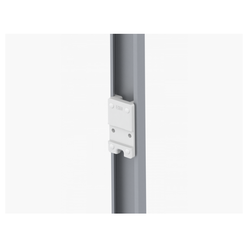 Adapter for vertical wall channel (To mount to CIM wall channel)